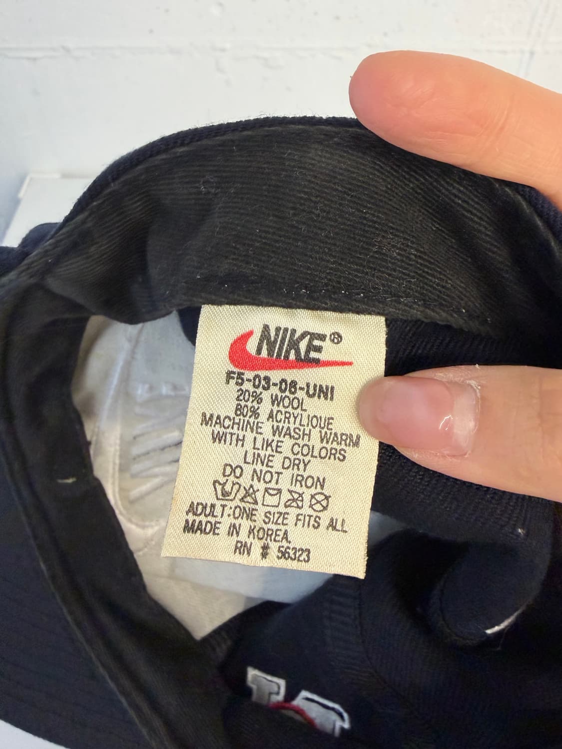 나이키 90s 올드 빈티지 빅스우시 포인트 볼캡 모자 상품이미지4