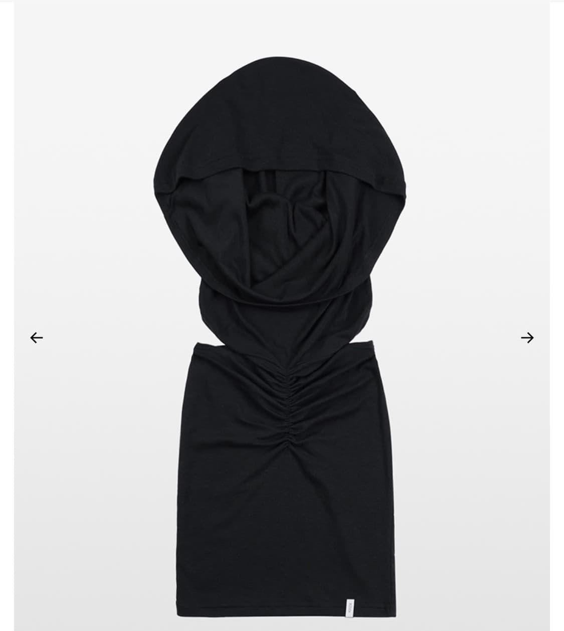 킴서울 DUNE HOODIE SLEEVELESS 블랙 상품이미지1