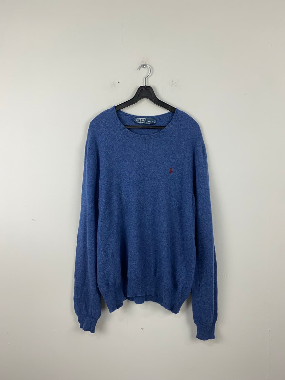 폴로 랄프로렌 메리노 울 블루 니트 XL 상품이미지1