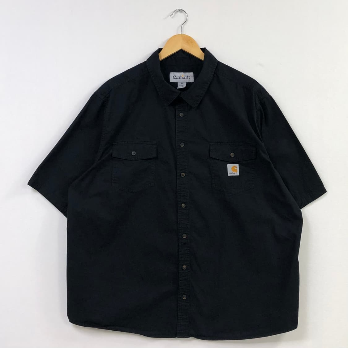 XL 칼하트 블랙 워크 셔츠 상품이미지2