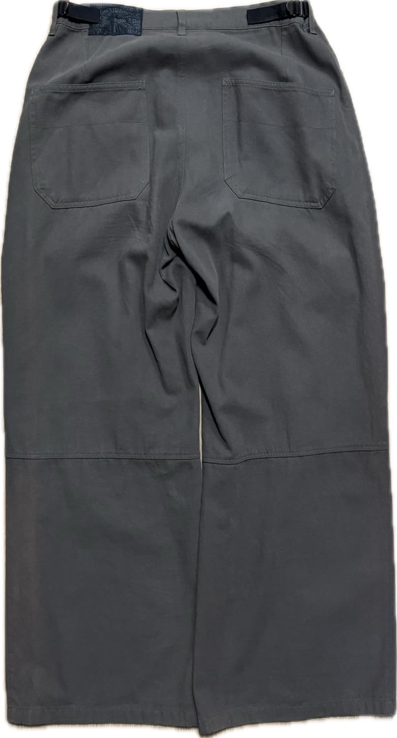 폴리테루 원턱고시마팬츠 올리브그레이 상품이미지3