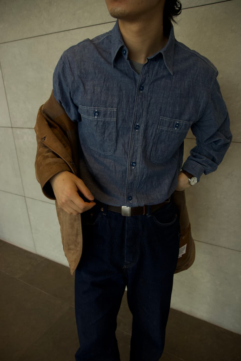 Buzz Rickson's 샴브레이 셔츠  상품이미지10