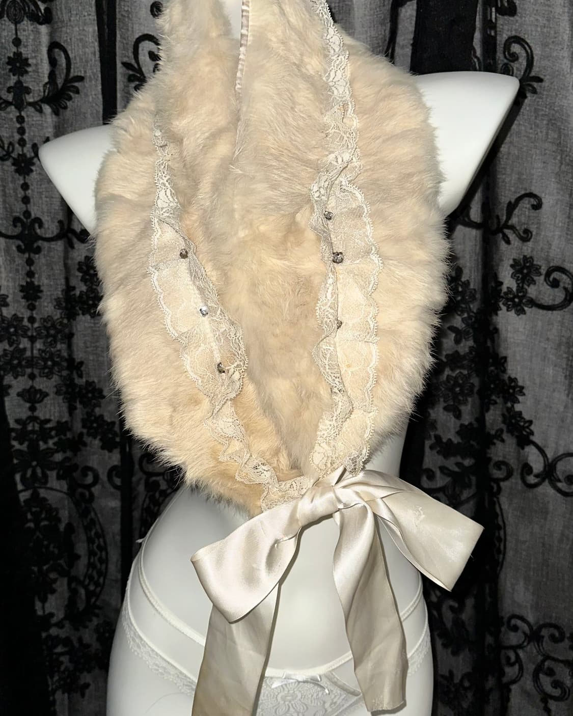 Lovely bunny fur scarf 상품이미지2