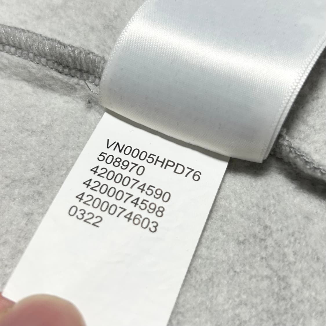 [L] Vans 반스 그레이 올드스쿨 맨투맨 상품이미지5