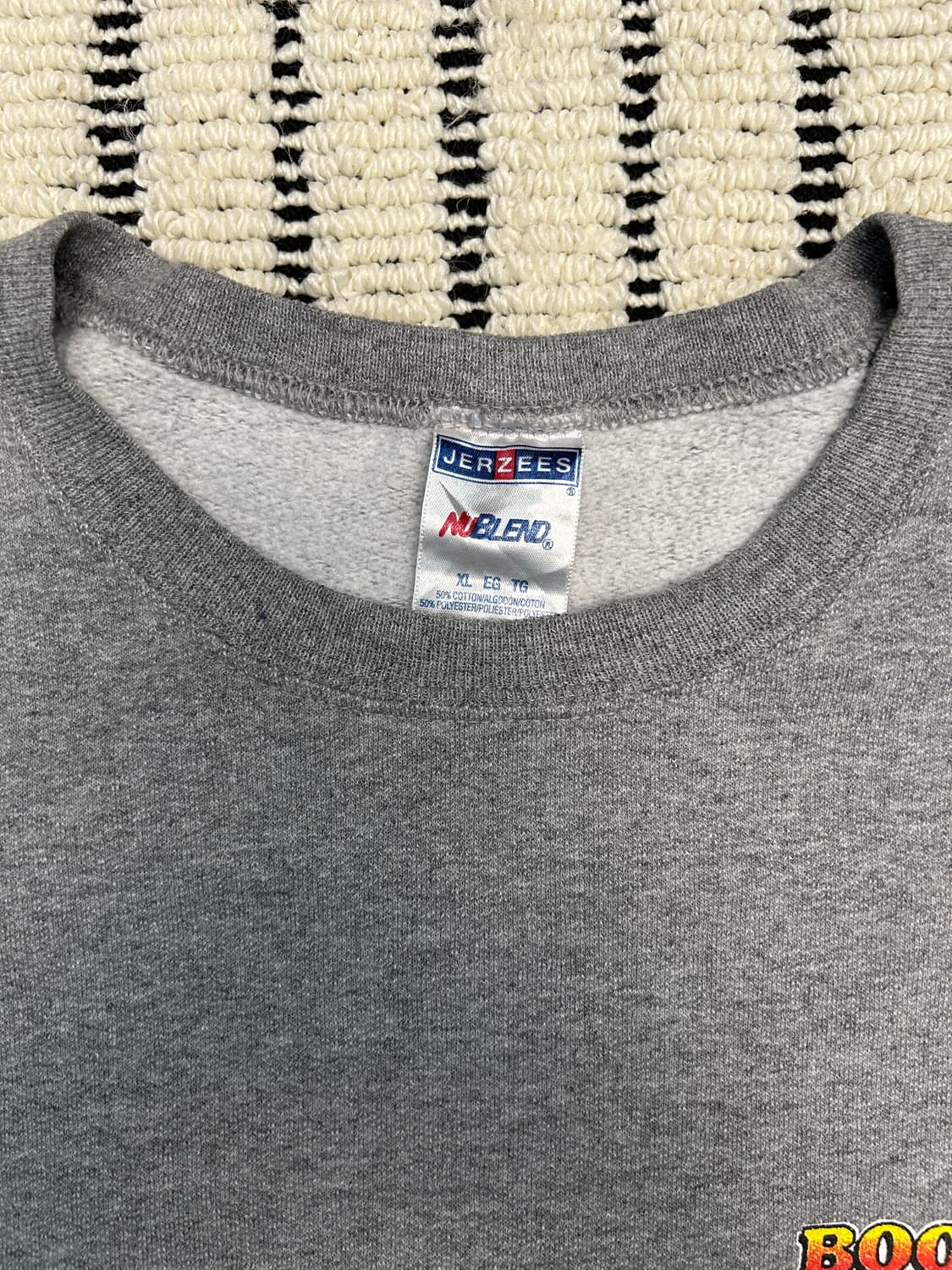 져지스 프린팅 그레이 맨투맨 상품이미지6