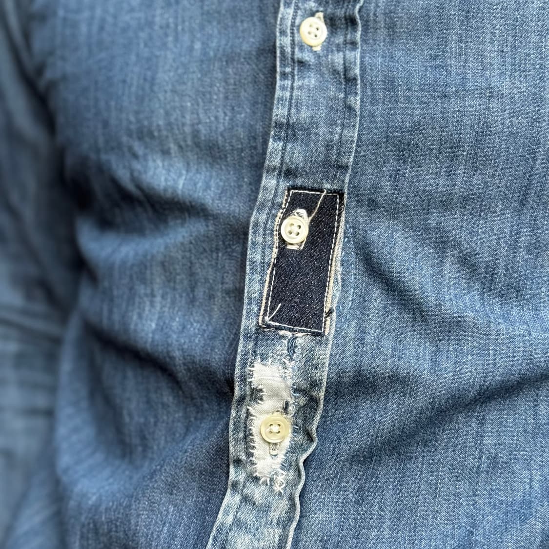 폴로 랄프로렌 클래식핏 샴브레이 셔츠 S 상품이미지10