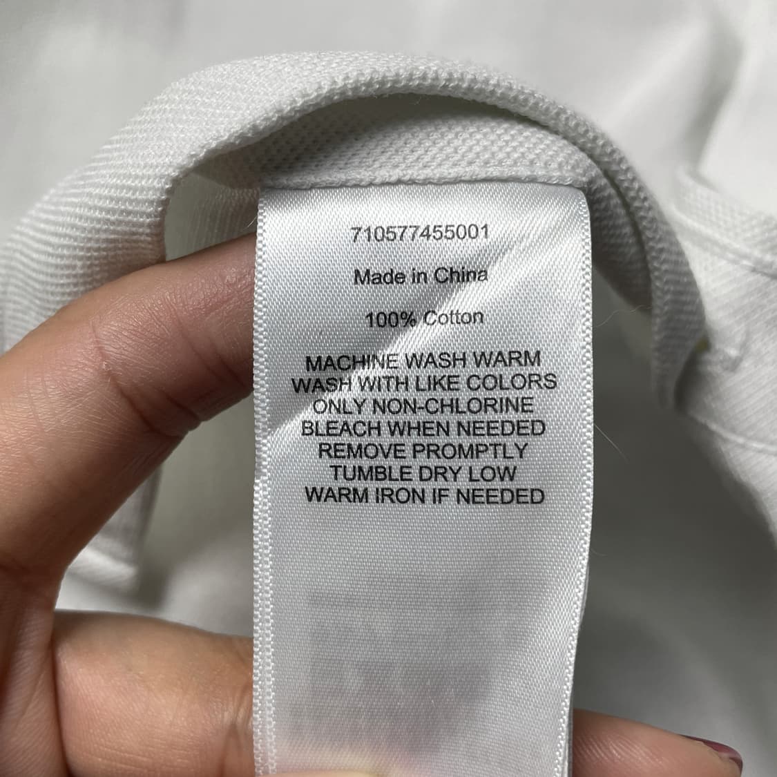 RALPH LAUREN 랄프로렌 화이트 다운버튼 코튼 셔츠 A01068 상품이미지10