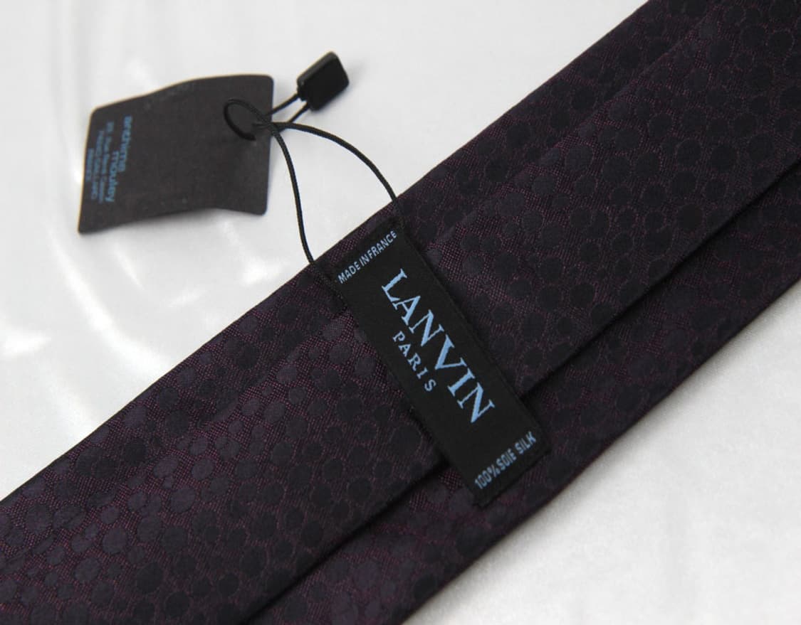 랑방 8cm 미사용 신형 프랑스 남자 명품 넥타이 상품이미지3