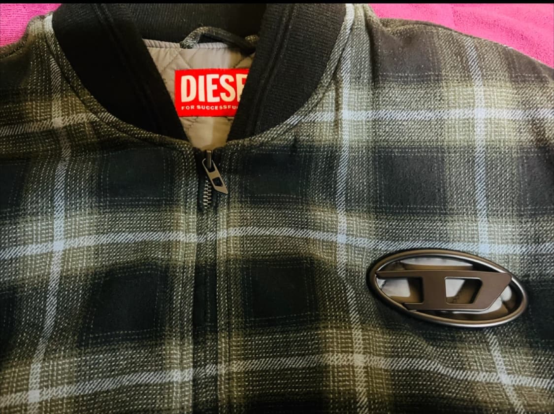 디젤 (DIESEL) J-SAINT 겨울 체크 봄버자켓   드립니다 상품이미지3