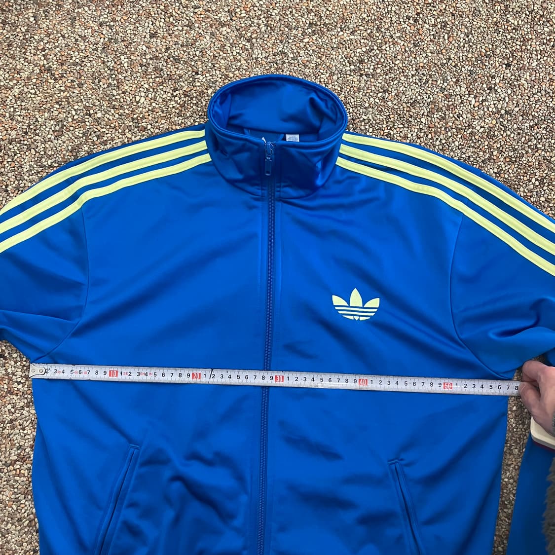 35 아디다스 파이어버드 져지 블루라임 상품이미지6