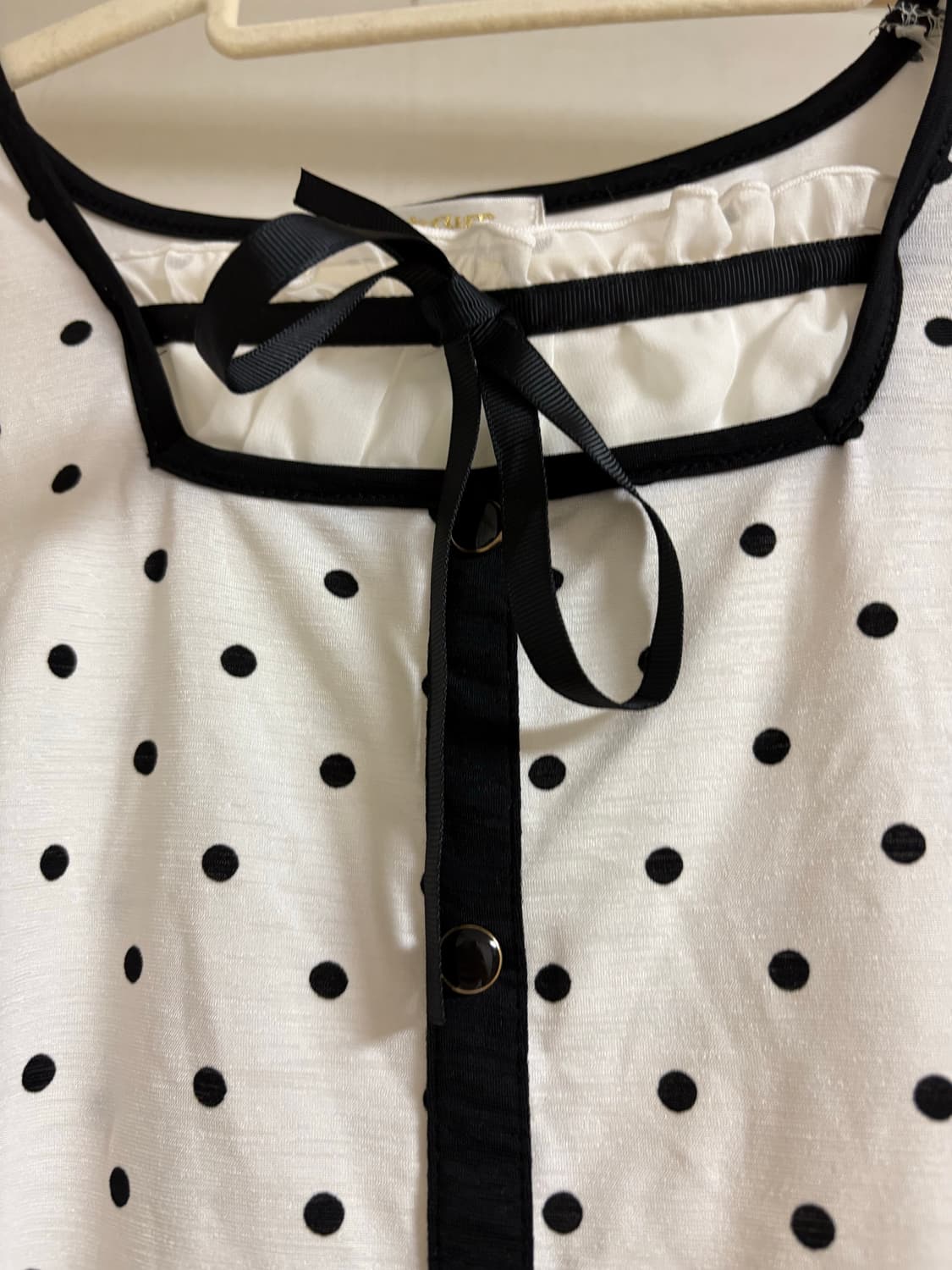 빈티지 도트 티셔츠  상품이미지2