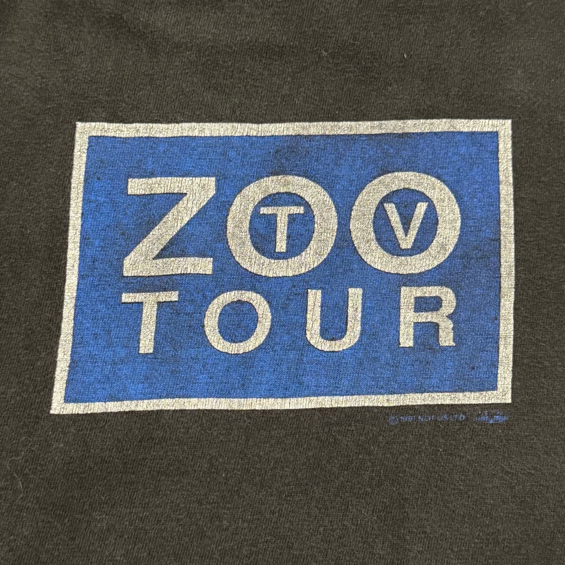 빈티지 90s U2 ZOO TOUR 밴드 티 상품이미지4