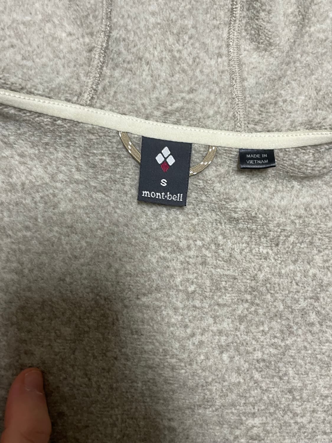 몽벨 이너 후드집업 기모 상품이미지6