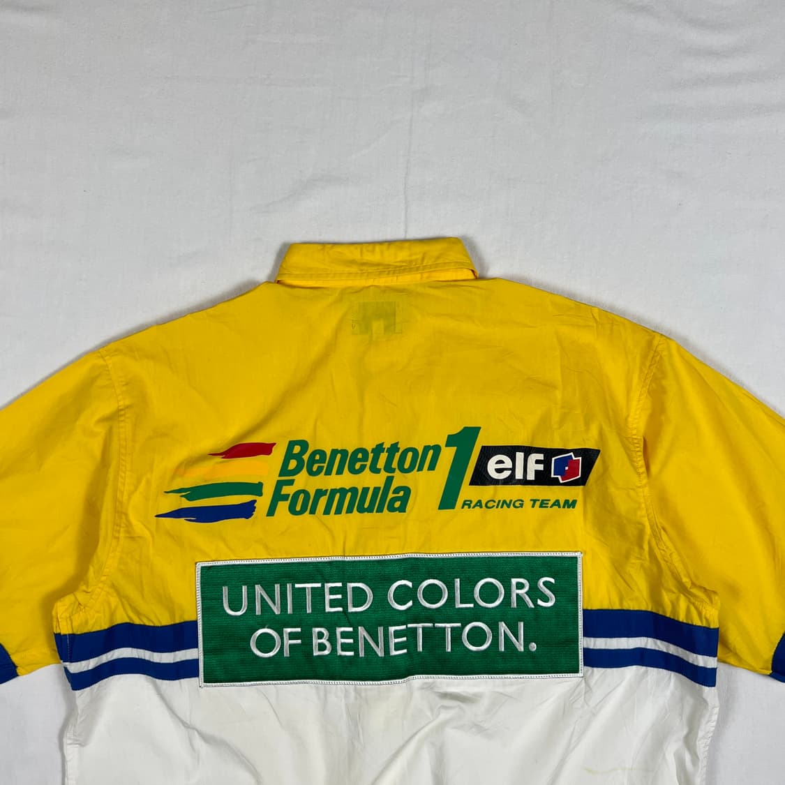 90‘s 베네통포뮬러1 benetton f1 빅로고 반팔 셔츠 남방 상품이미지5