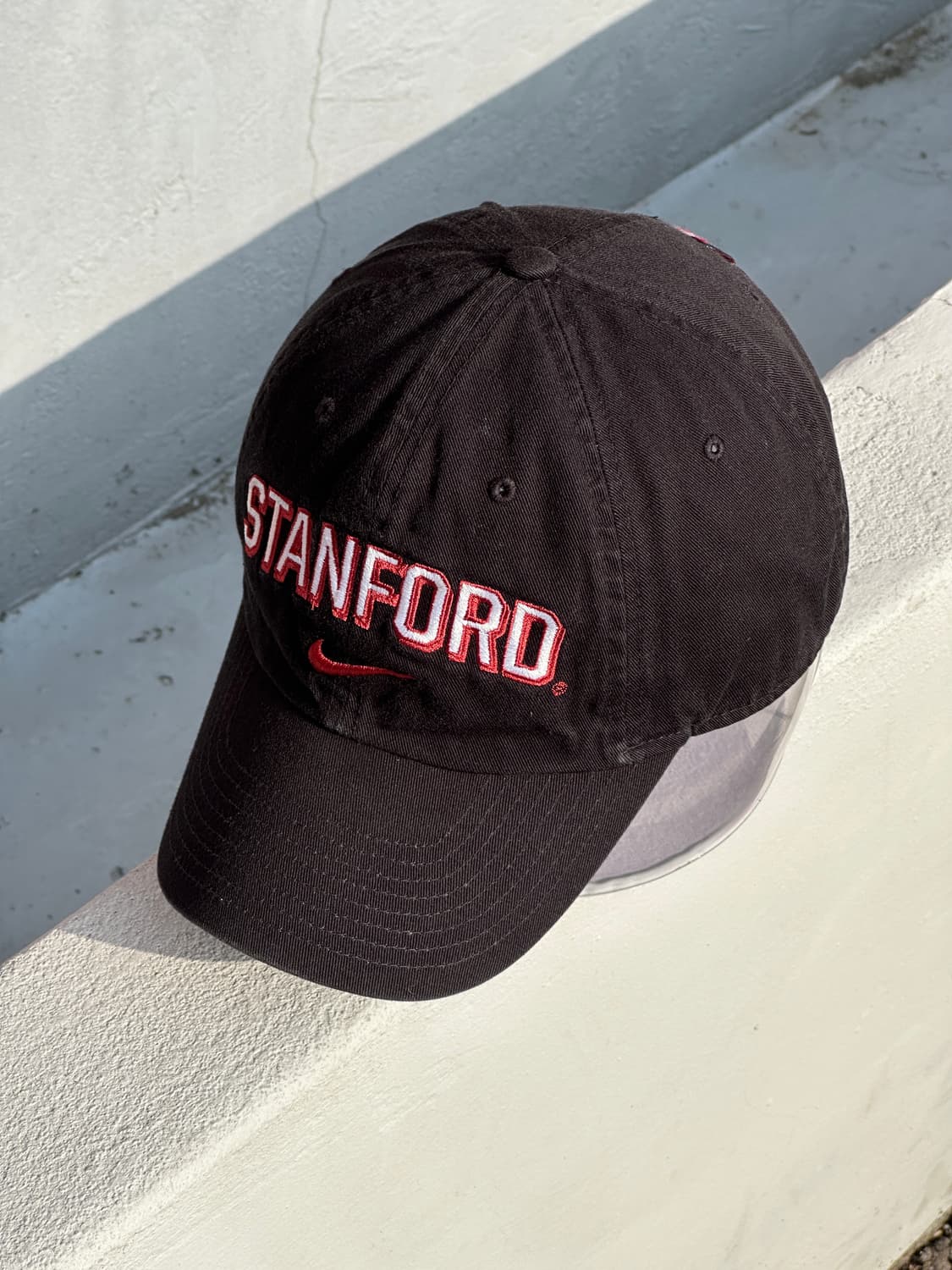 [M-L] 00s 나이키 스탠포드 로고 블랙 볼캡 모자 상품이미지2