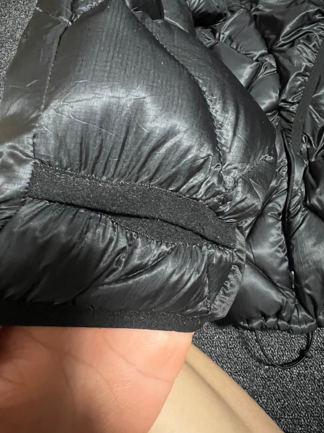 로아 라이트 다운 자켓 블랙 L 상품이미지5