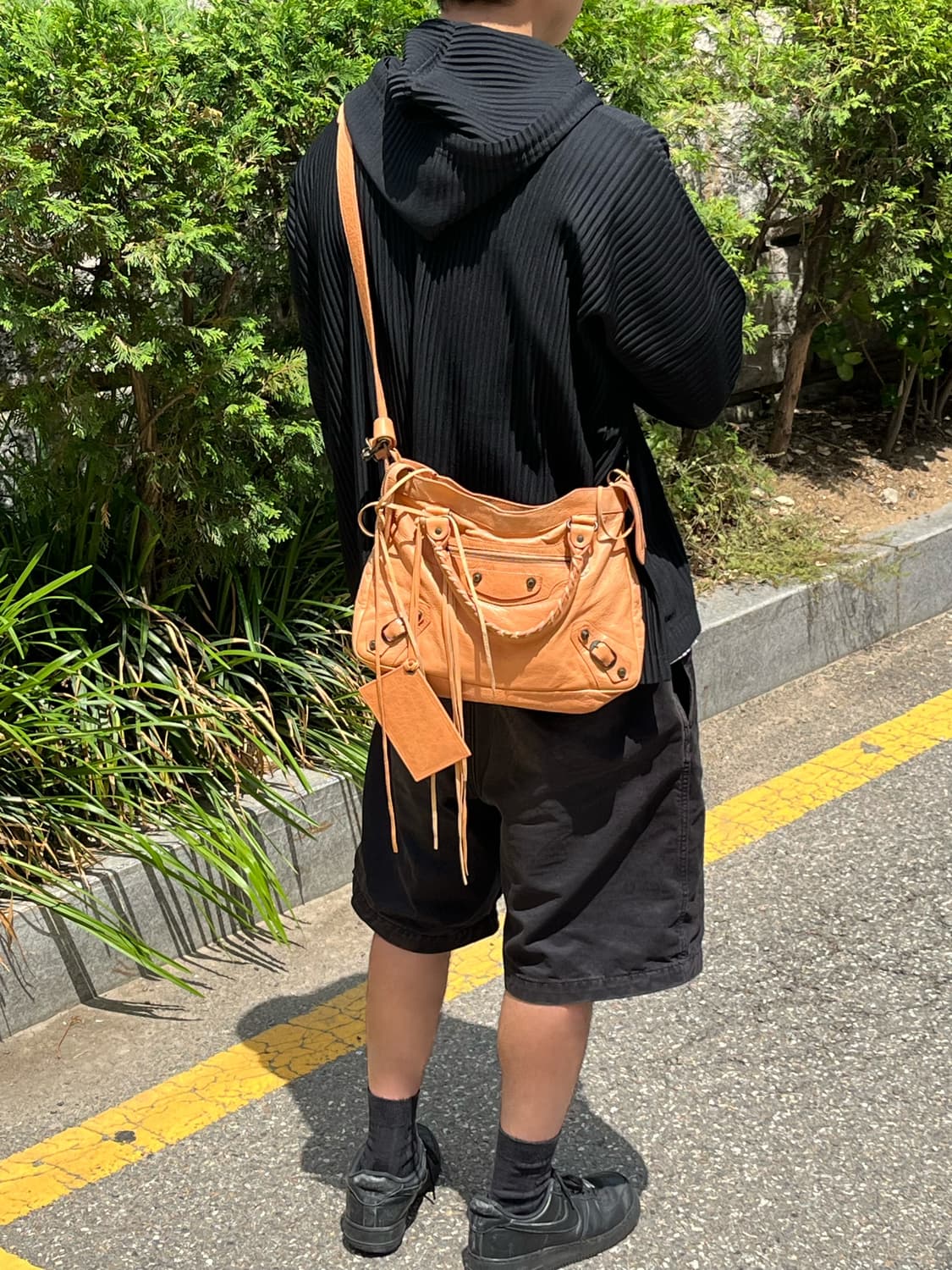 발렌시아가 시티 모터백 오렌지 상품이미지5