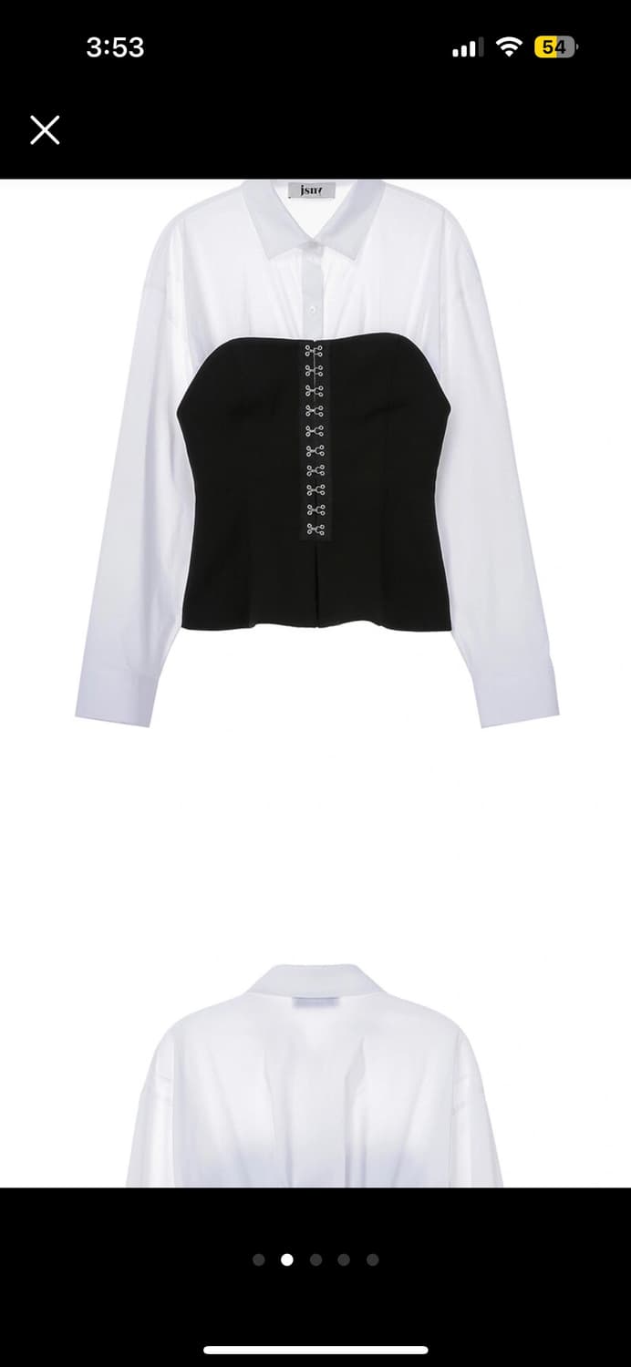 코르셋 블라우스 상품이미지2