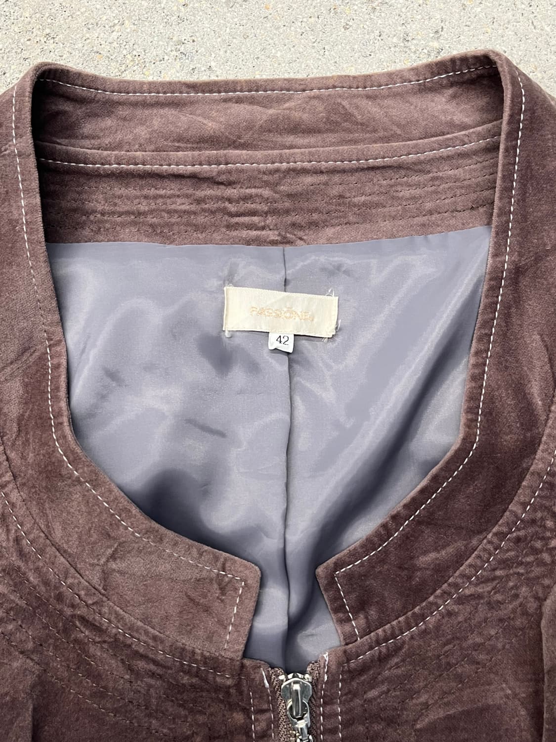 Passione 스웨이드 자켓 상품이미지4