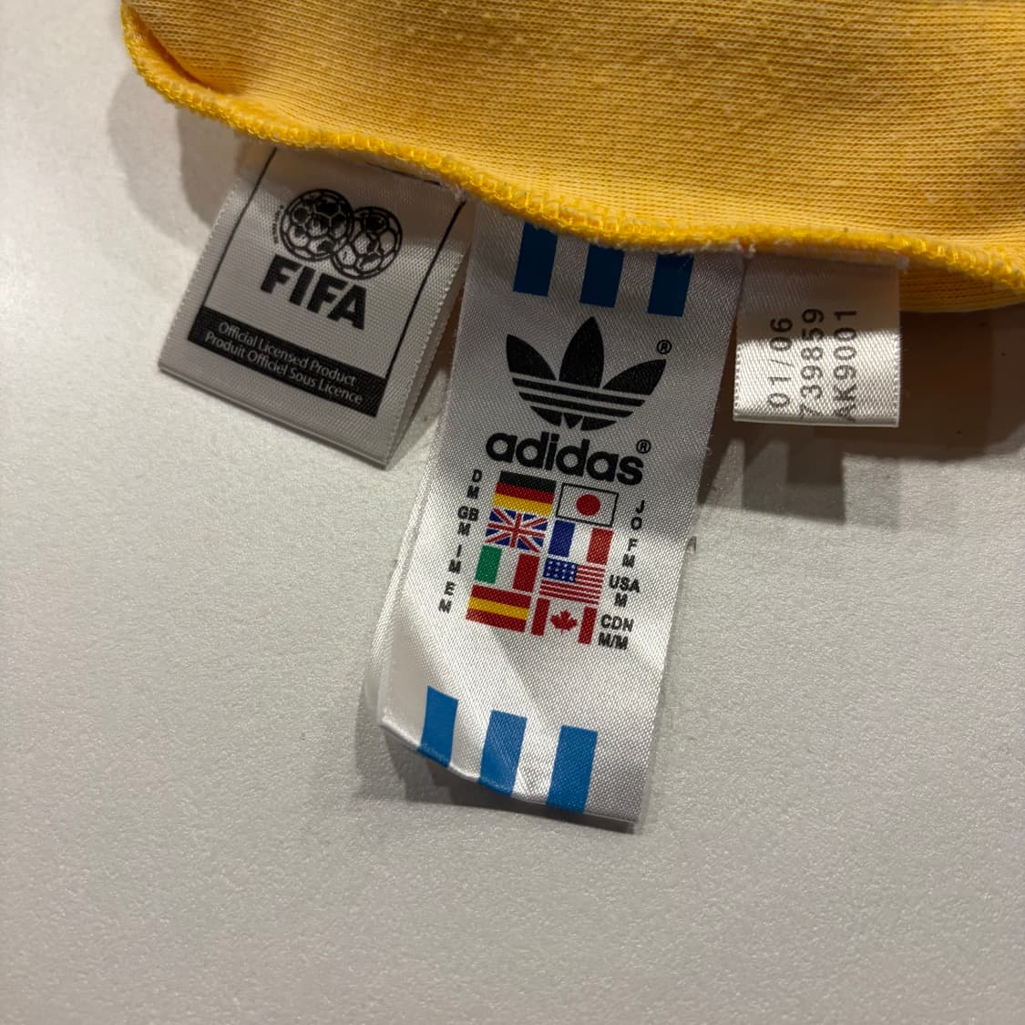 [M] 06s 아디다스 스웨덴 트랙탑 져지 노랑색 C32 상품이미지9