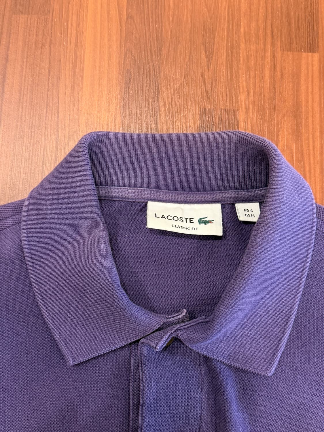 Lacoste 라코스테 카라티 pk 반팔 티셔츠 (purple) 상품이미지7