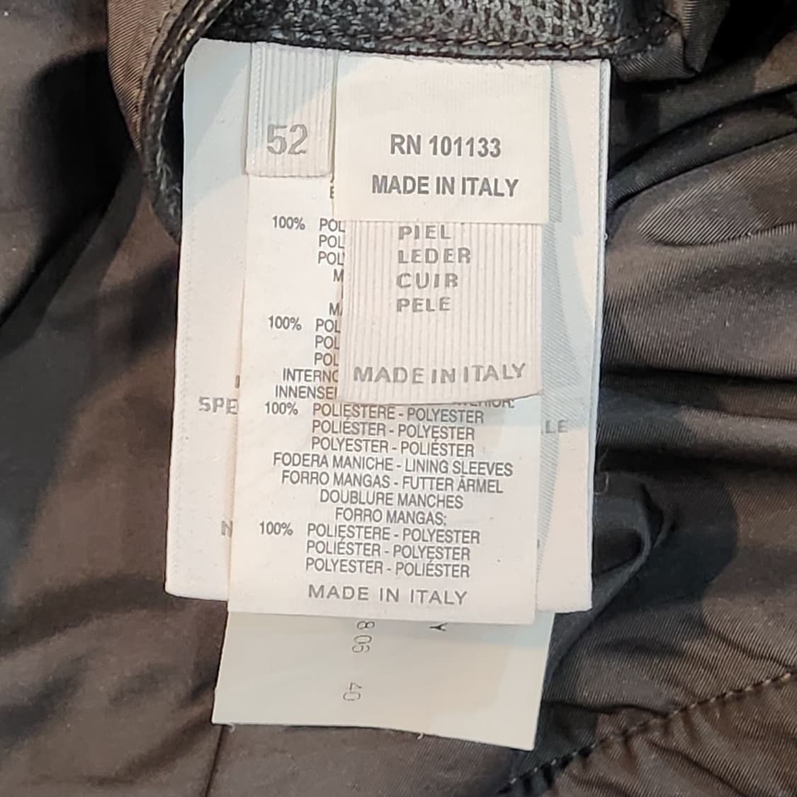 에르메네질도 제냐 가죽자켓 (52) 상품이미지3