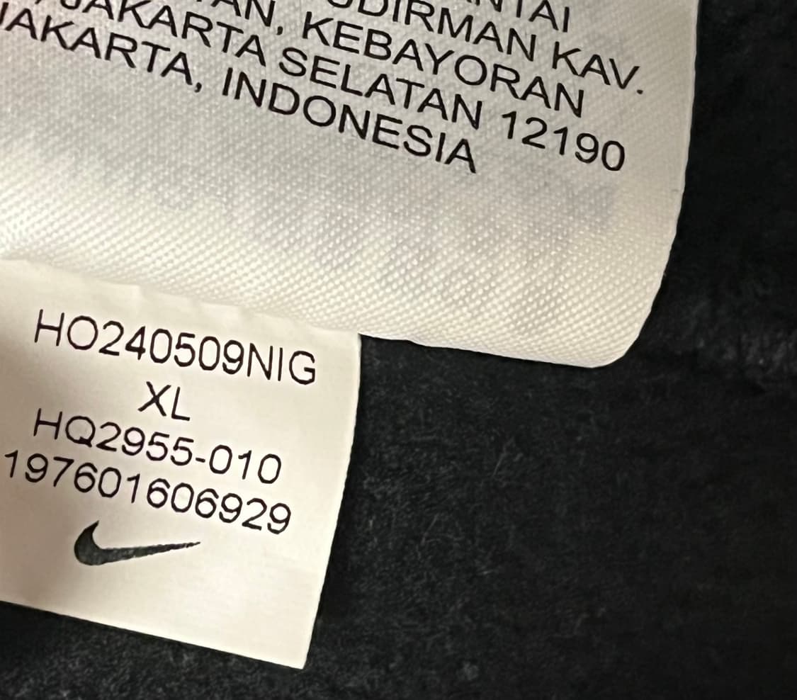 나이키 쿼터집 하프집업 맨투맨 블랙 [XL]  상품이미지7