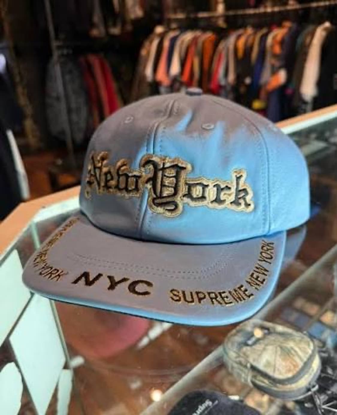 Supreme New York Leather 6-Panel 상품이미지2