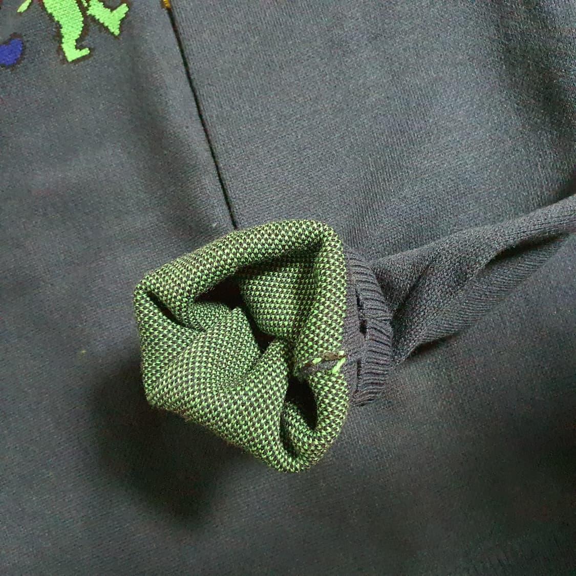 디스이즈네버댓 x 그레이트풀 데드 니트 스웨터 네이비 상품이미지7