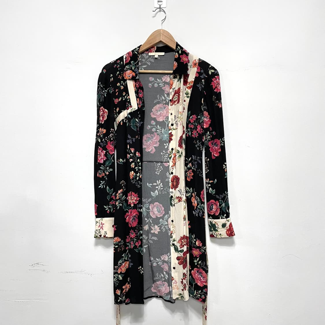 [2]마쥬 maje 꽃무늬 셔츠 원피스 상품이미지10