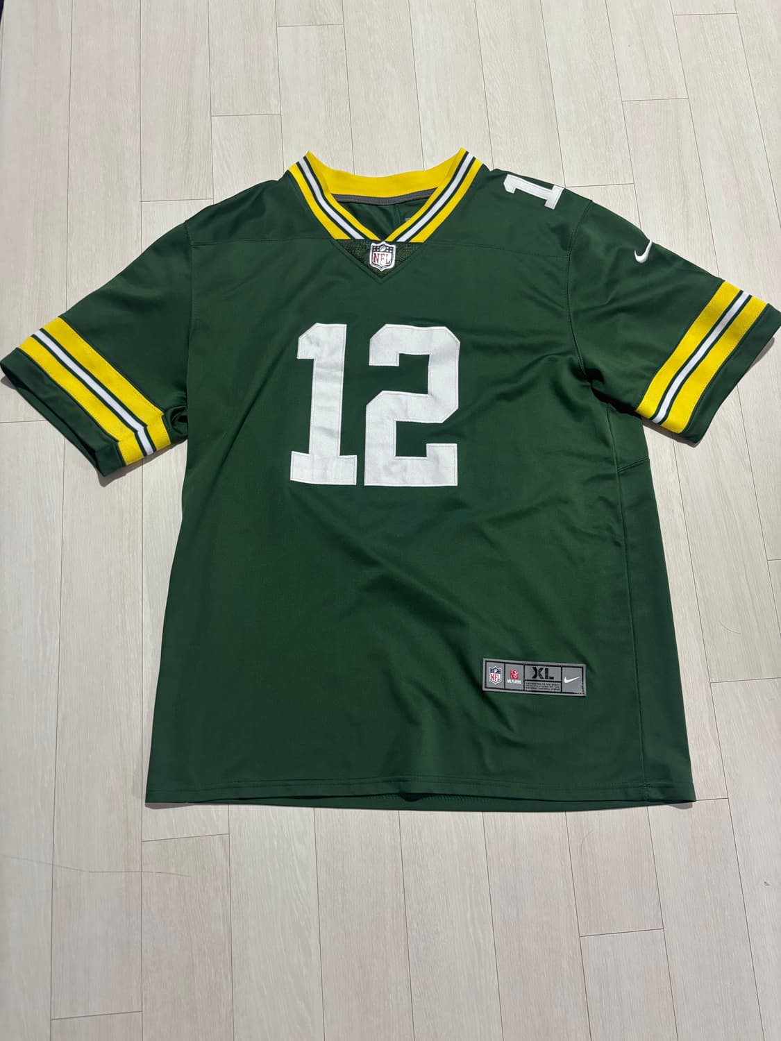 나이키 nfl 풋볼져지 XL 그린 마킹 상품이미지1