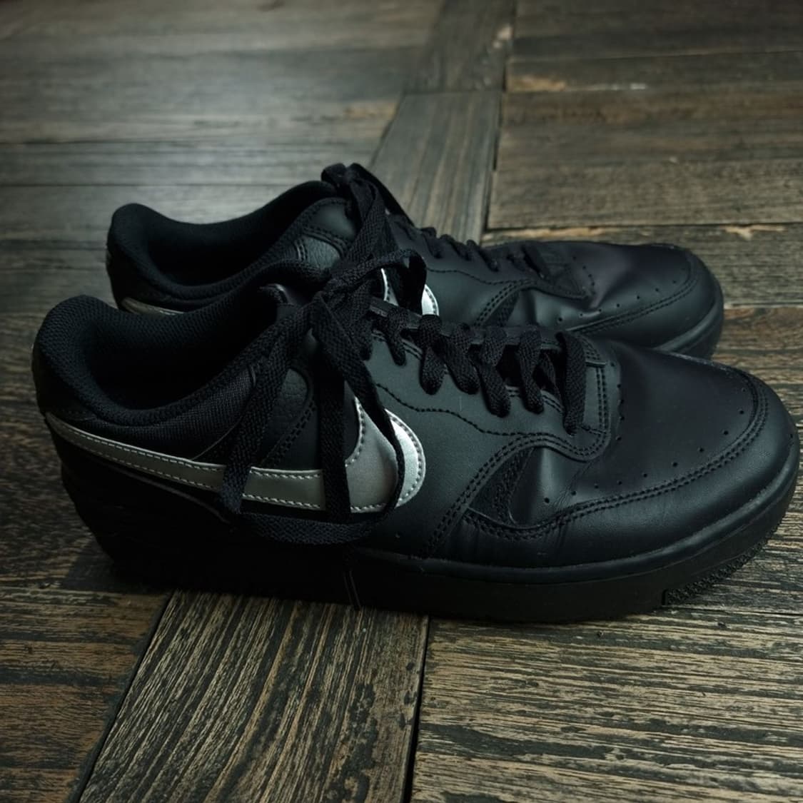 [나이키] 실버 스우시 감마 포스 블랙 9779 상품이미지3