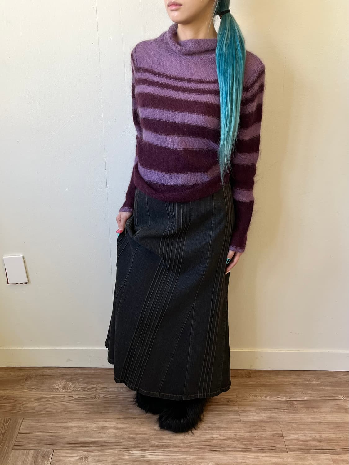 AMISTA 모헤어 터틀넥 상품이미지6