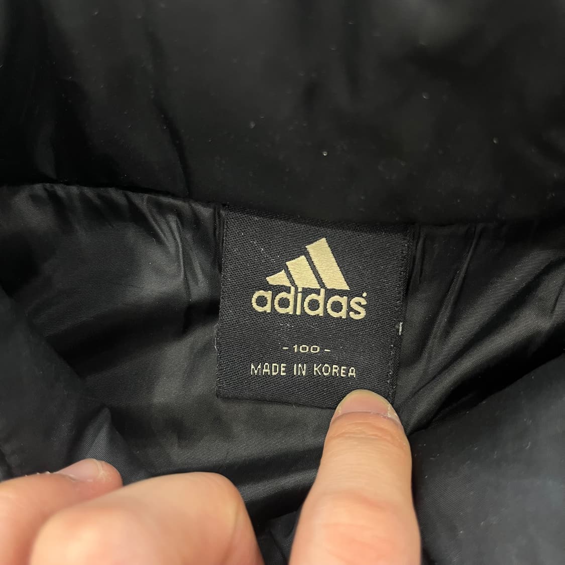 100 아디다스 블랙 바람막이 자켓 상품이미지8