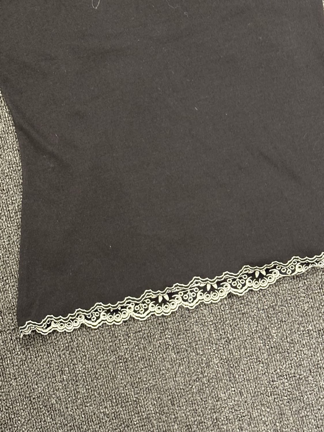 M)Japanese vintage 여성 브라운 자수 나시 상품이미지8