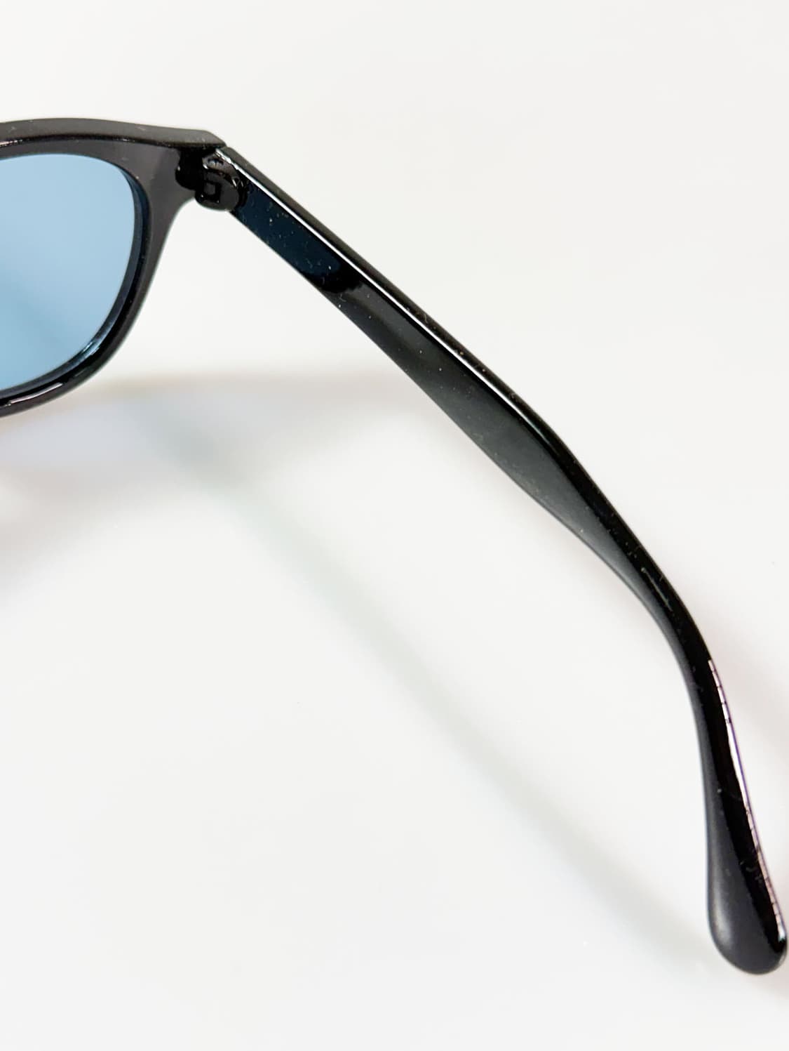 블랙 볼드 오벌 프레임 빈티지 틴트 선글라스 상품이미지6