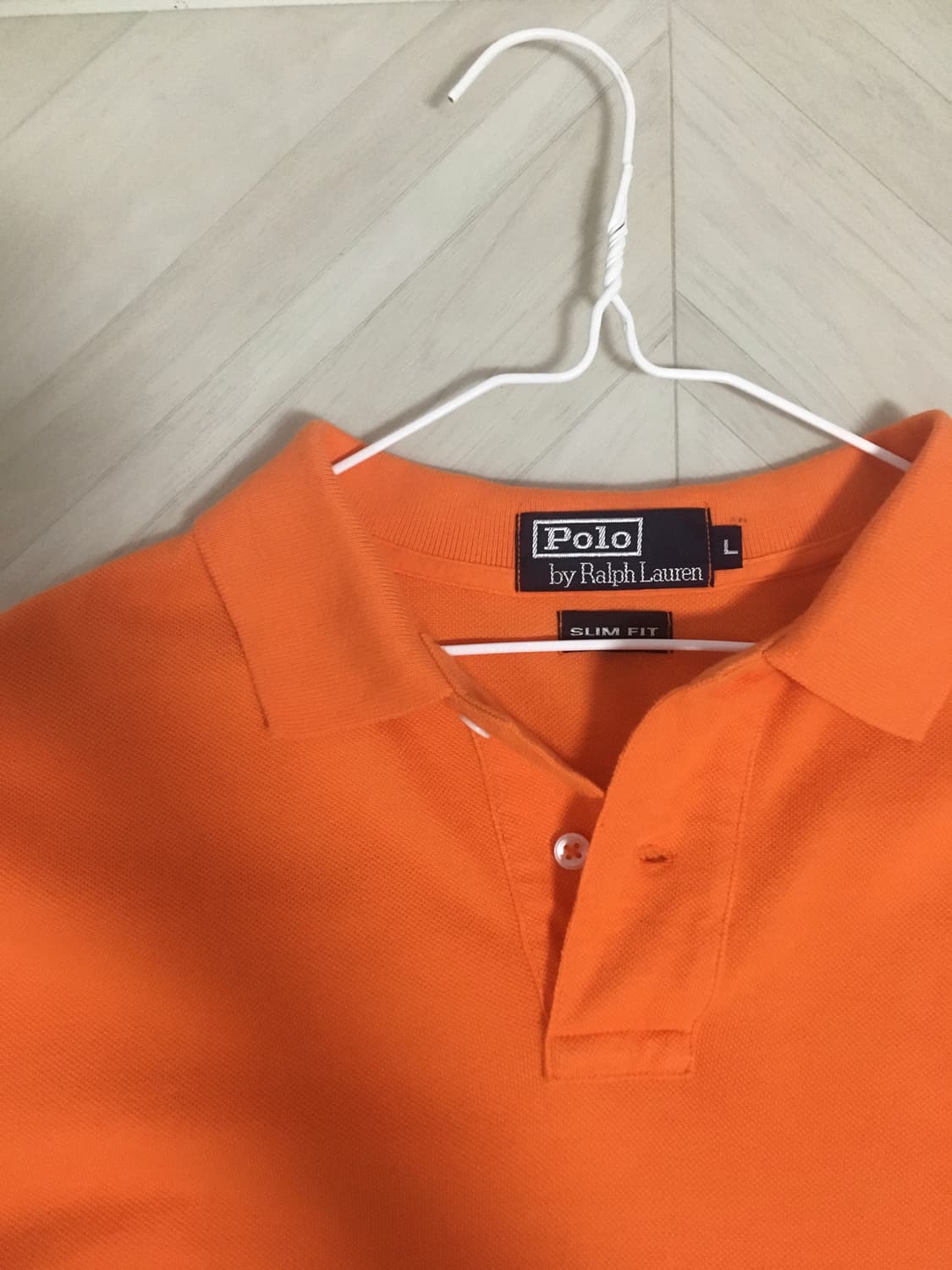 폴로 랄프로렌 카라 티셔츠 주황 상품이미지2