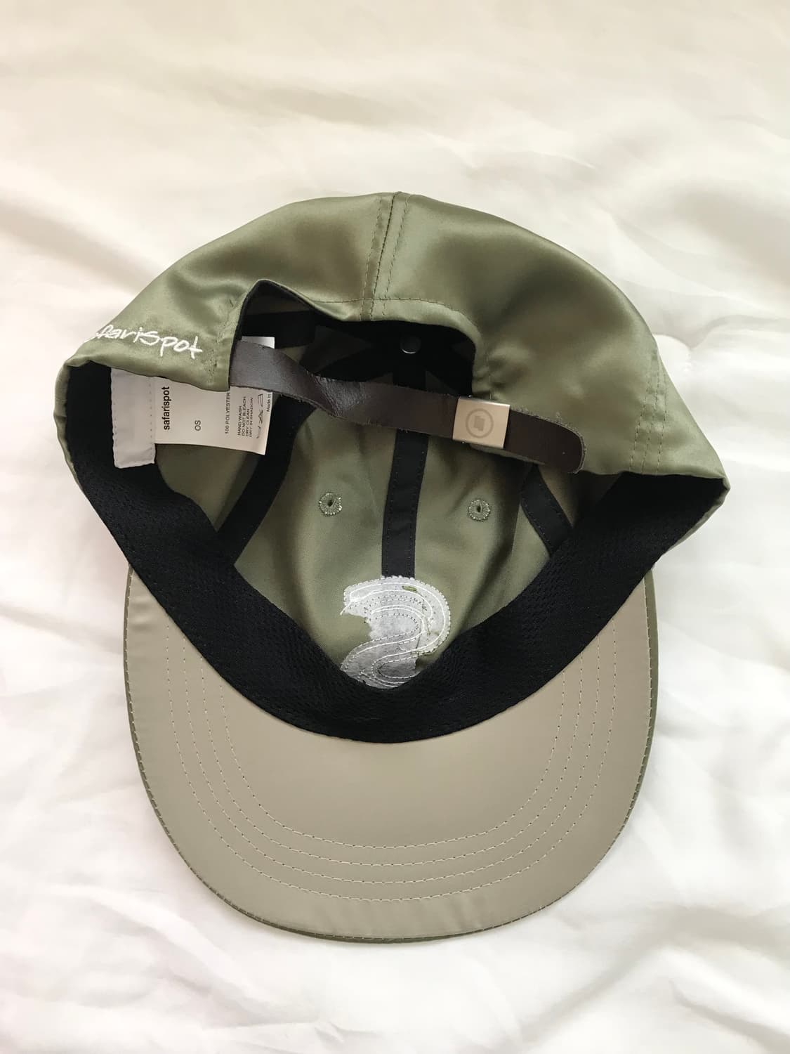 Safarispot 사파리스팟 새틴 캡 모자 카키 상품이미지3