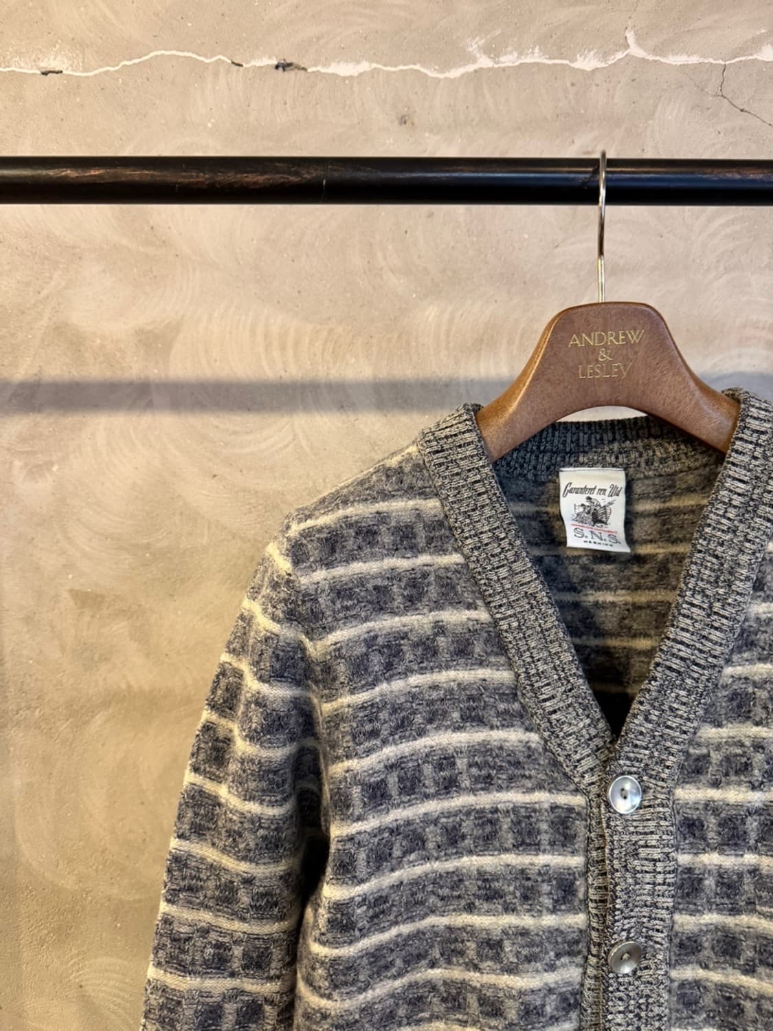 Garanteret ren uld 가디건 55~66 상품이미지10