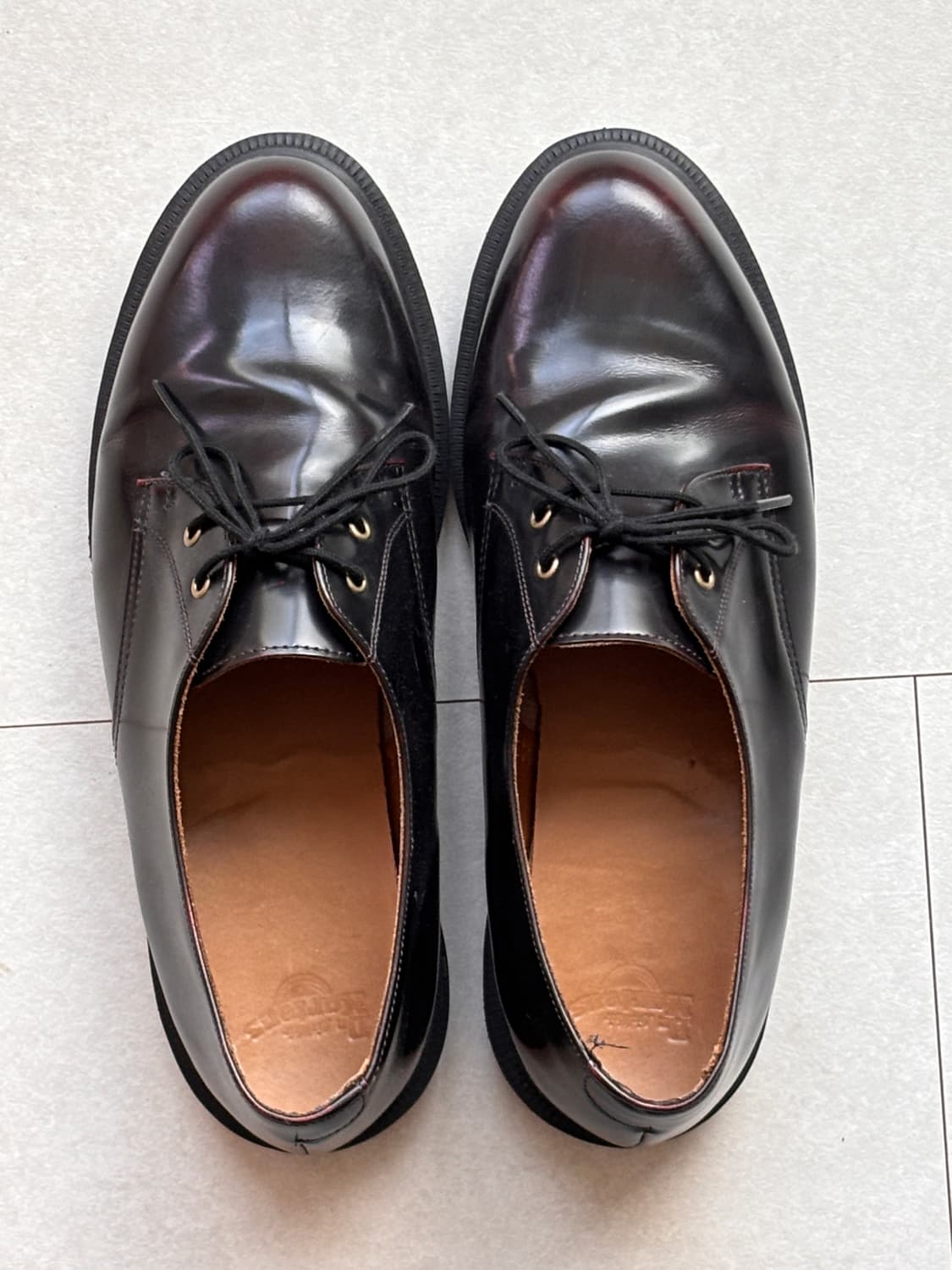 닥터마틴 2홀 더비 브룩 체리버건디 UK8 상품이미지2