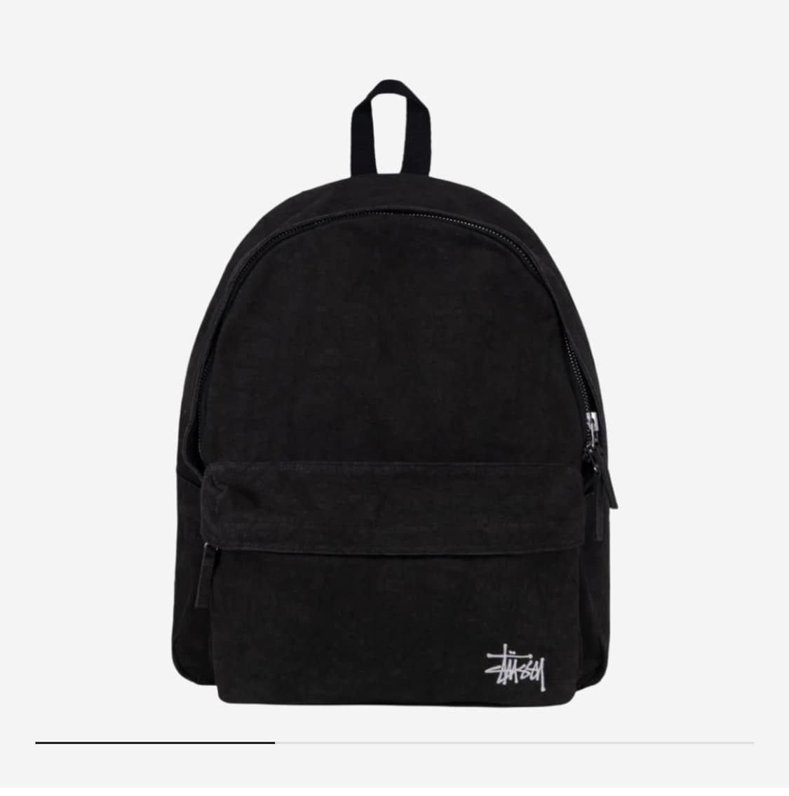 스투시 캔버스 백팩 워시드 블랙 새상품 상품이미지1