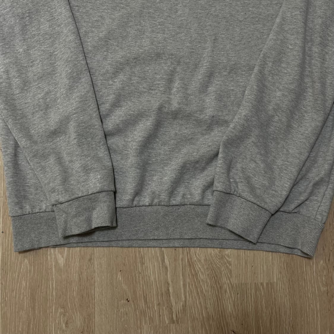 메종키츠네 폭스 헤드 자수로고 그레이 맨투맨 XL/105 상품이미지5