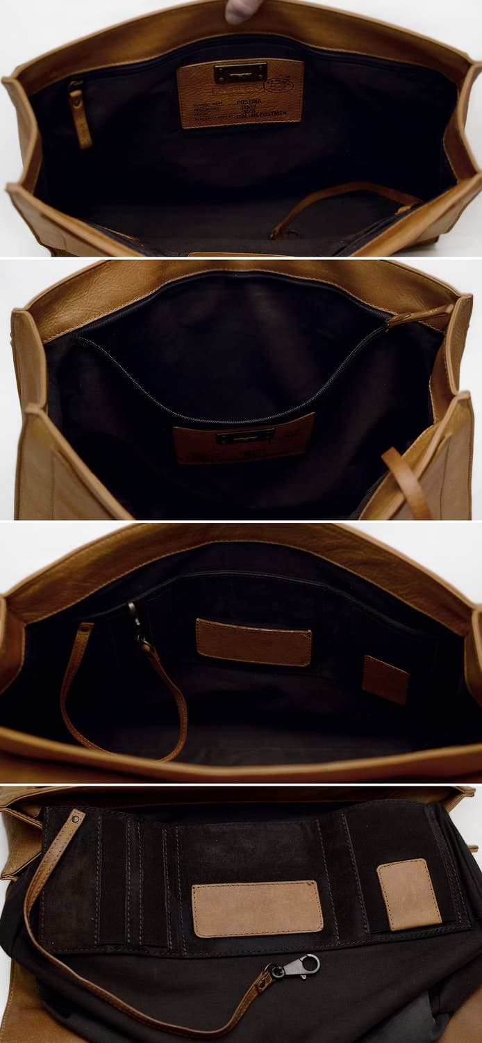 자넬라토 포스트맨 이탈리안 바게타레더 가죽 브리프케이스 상품이미지7