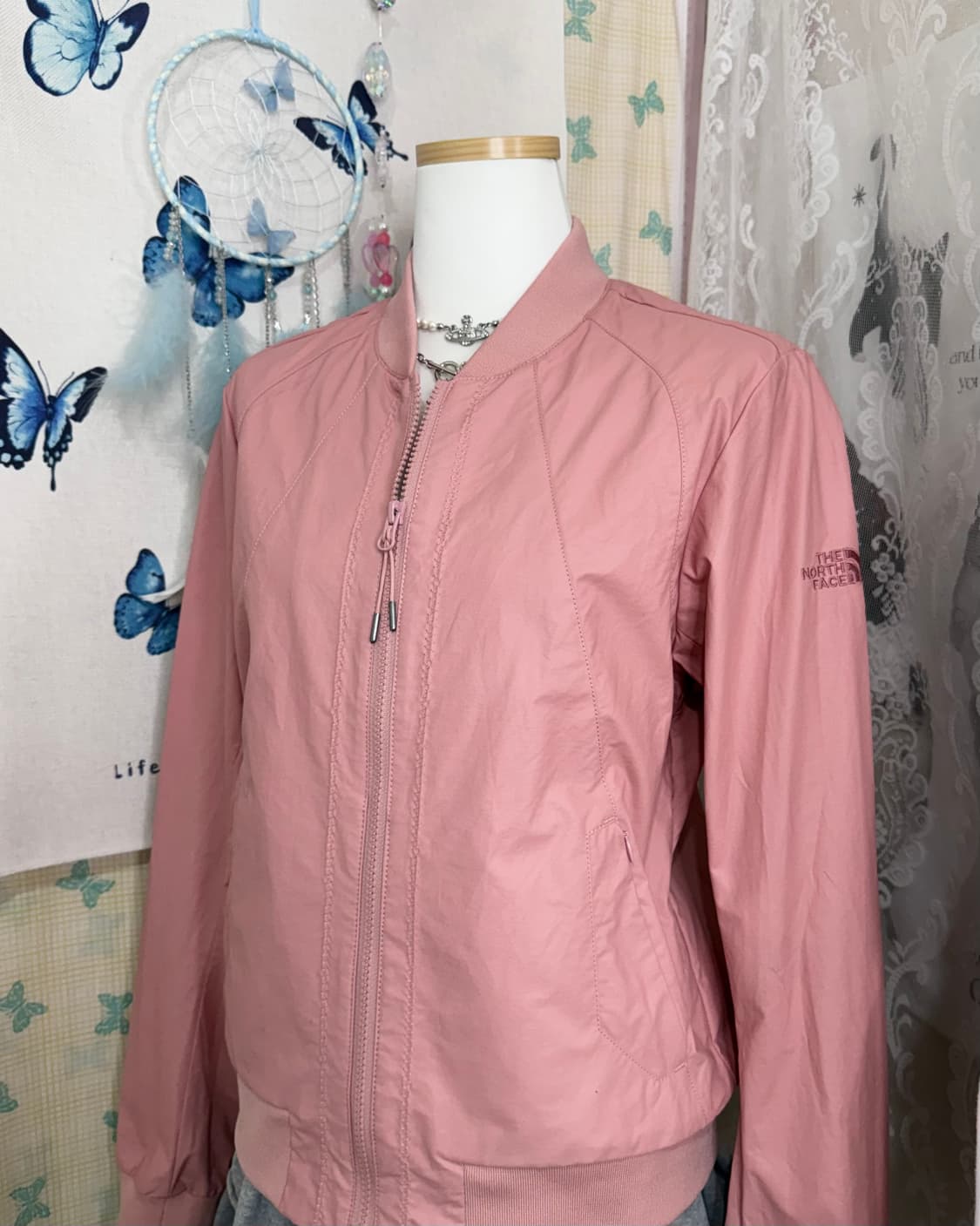 노스페이스 핑크 자켓 상품이미지3