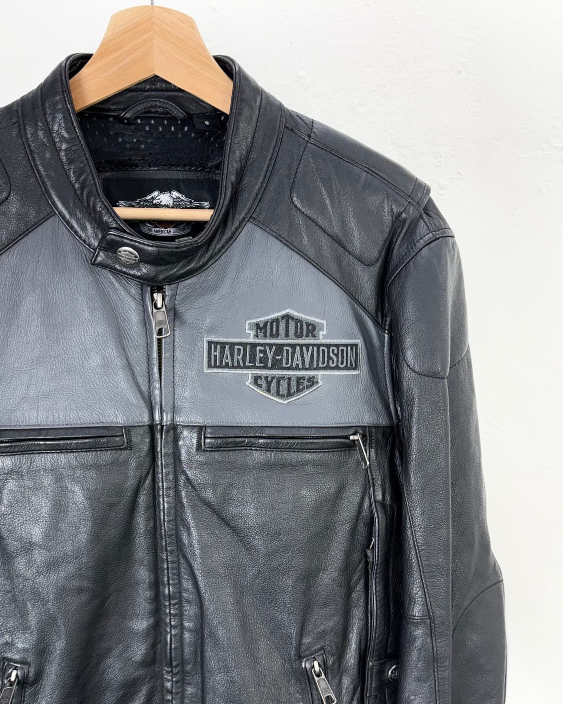 할리 데이비슨 보를웨이 벤틸레이션 카우 하이드 라이더 자켓 상품이미지3