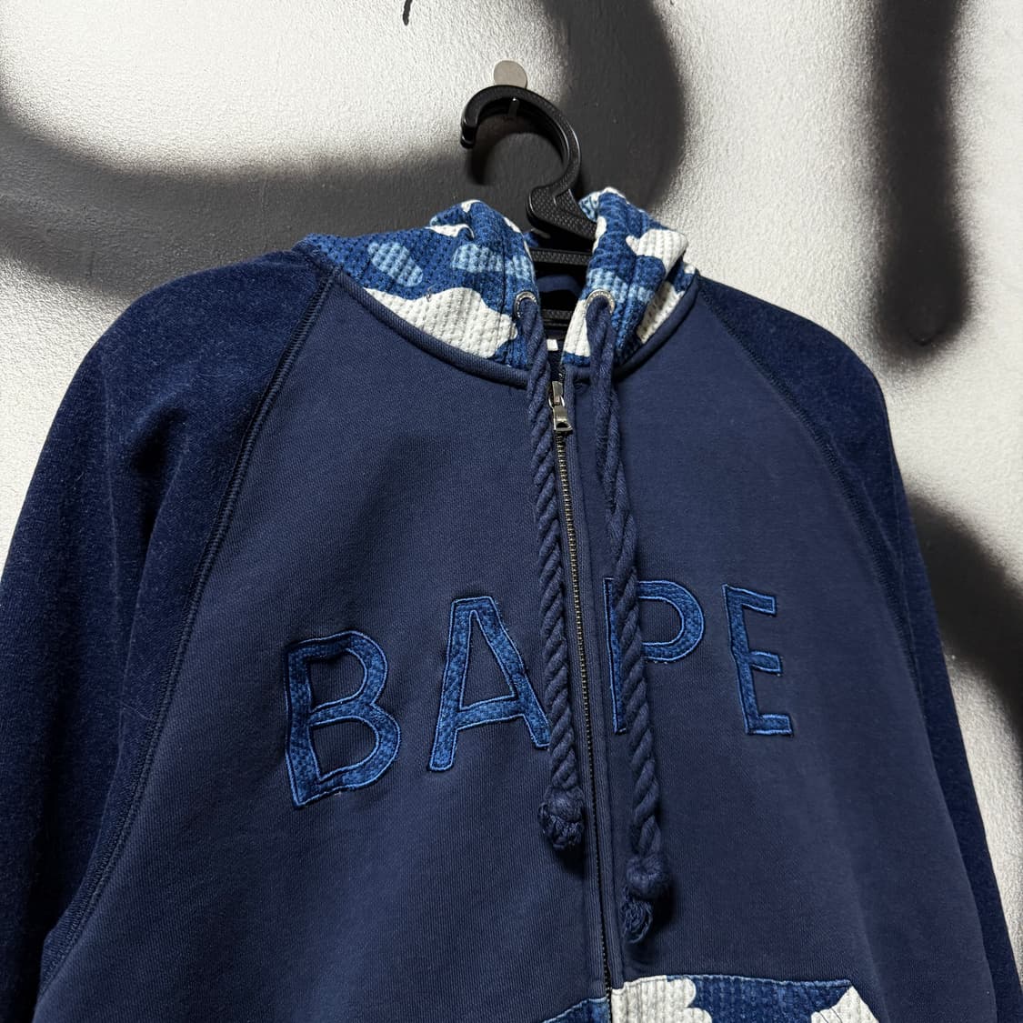 정품 베이프 사시코 카모 릴렉스드 핏 집업 후디 상품이미지3