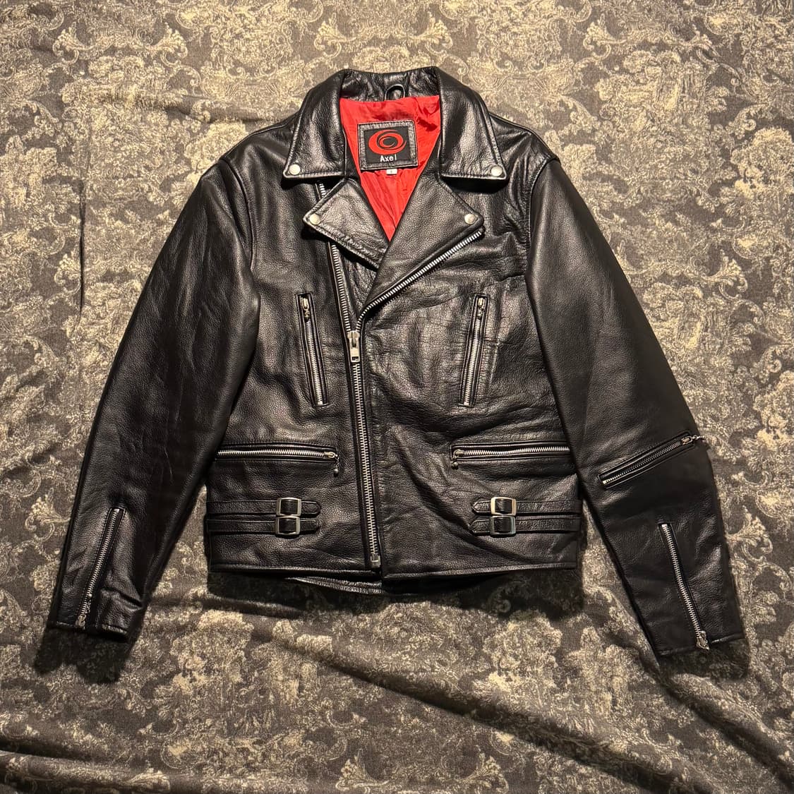 buffalo skin biker jacket 상품이미지1