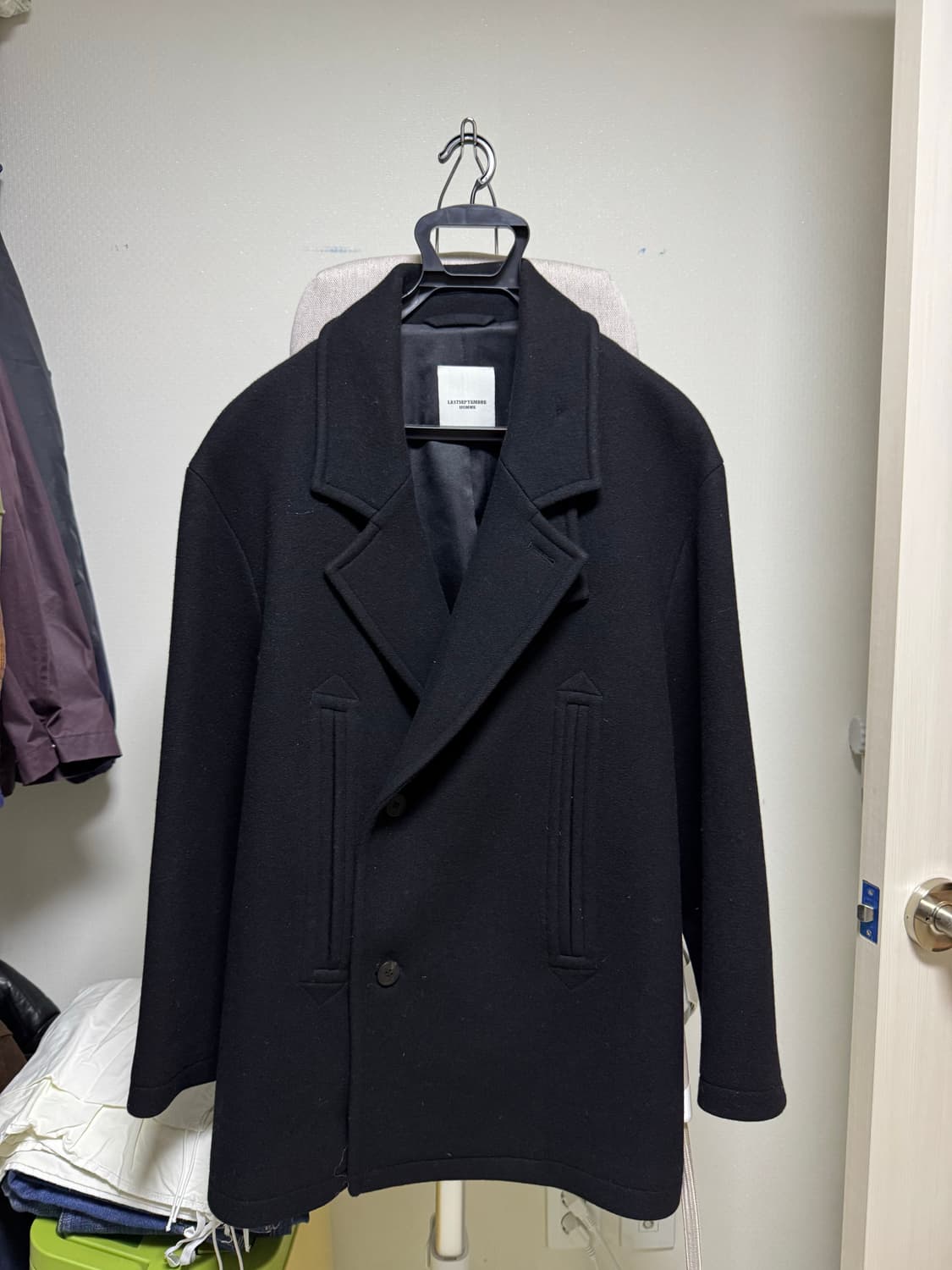 르셉탬버 옴므 하프 더블 코트 피코트 상품이미지1