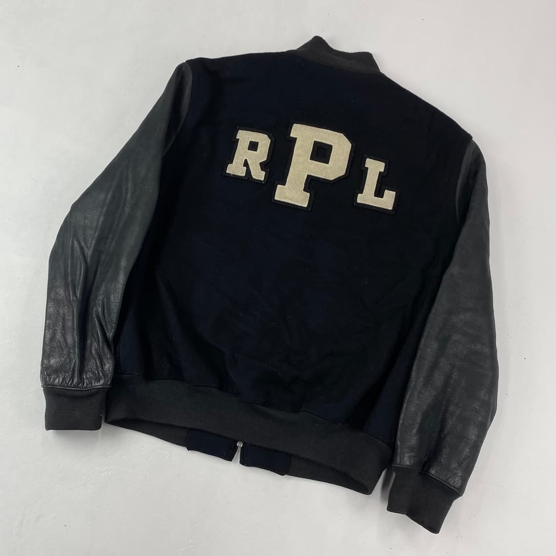 90s OG 폴로스포츠 빅로고 암레더 바시티 자켓 (100) 상품이미지1