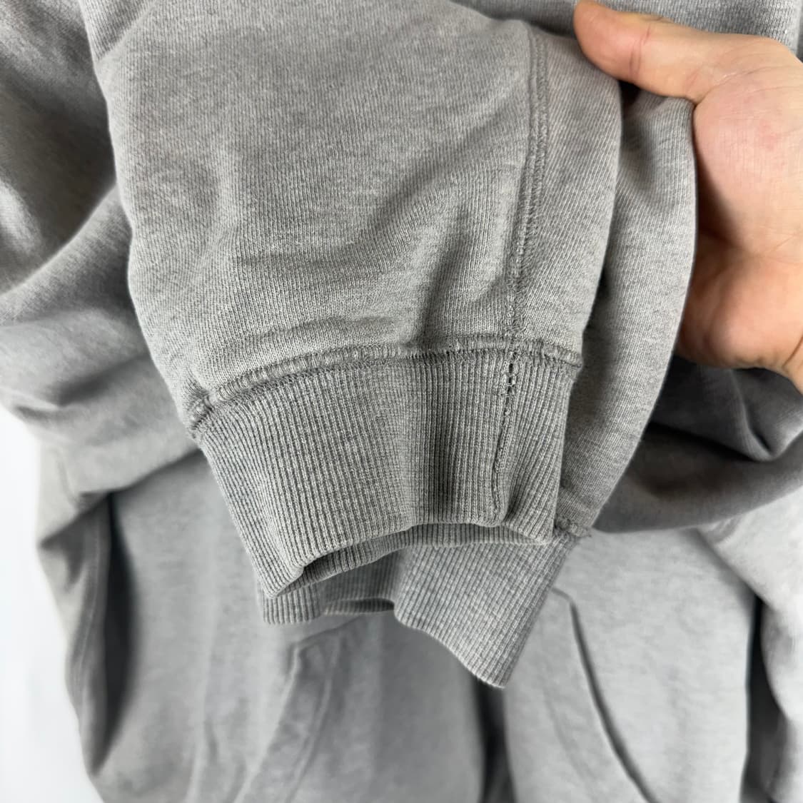  (무료배송)M) Mmlg 로고 후드 티 그레이 상품이미지5